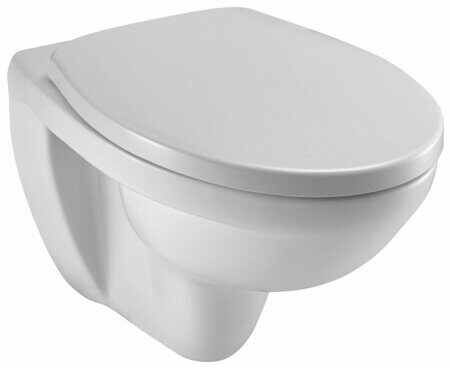 Унитаз подвесной PATIO безободковый EDV102-00 \E70021-00 крышка/сиденье NEW PATIO микролифт (бел)